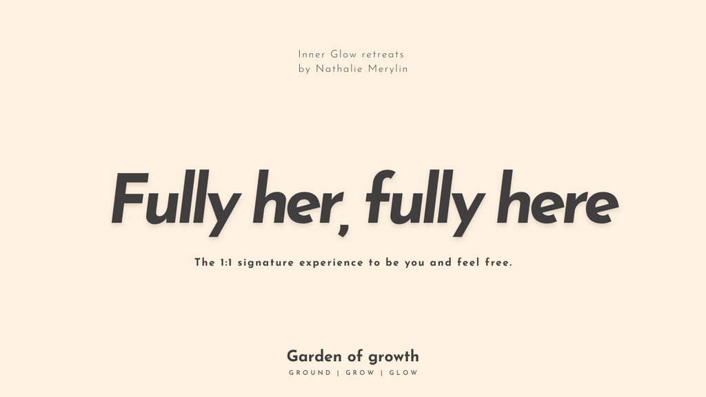 Fully her, fully here