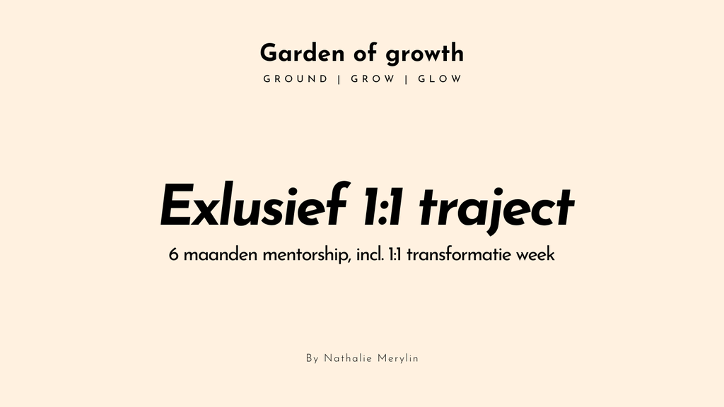 Inner Glow | 1:1 mentorship & 1:1 Transformatie week