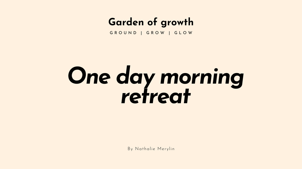 Ground yourself | one day retreat
