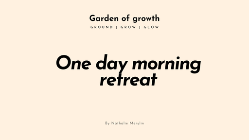 Ground yourself | one day retreat